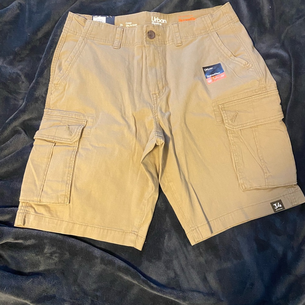 Men’s Kohl's Khaki Stretch Twill Cargo Pants